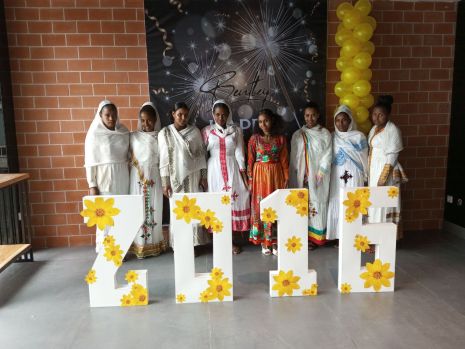 Celebrating 2016 Ethiopian New year with our beloved team